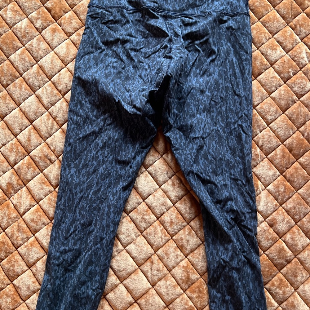 Lululemon Athletica Blue Patterned Leggings